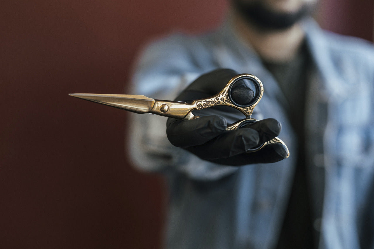 Hair sheers sharpened for Detroit hairdresser and barber
